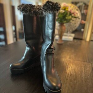 AORUIDA Womens Mid Calf Boots- US 8 - EU 39